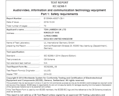 亚马逊美国站：电源适配器要求ILAC ISO 17025实验室UL62368-1报告